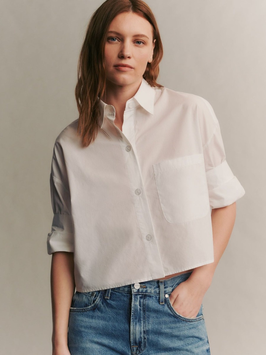 TWP Clothing Tops | Next Ex Shirt In Superfine Cotton White