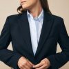 TWP Clothing Blazers & Jackets | Husband Blazer In Chintzed Wool Midnight