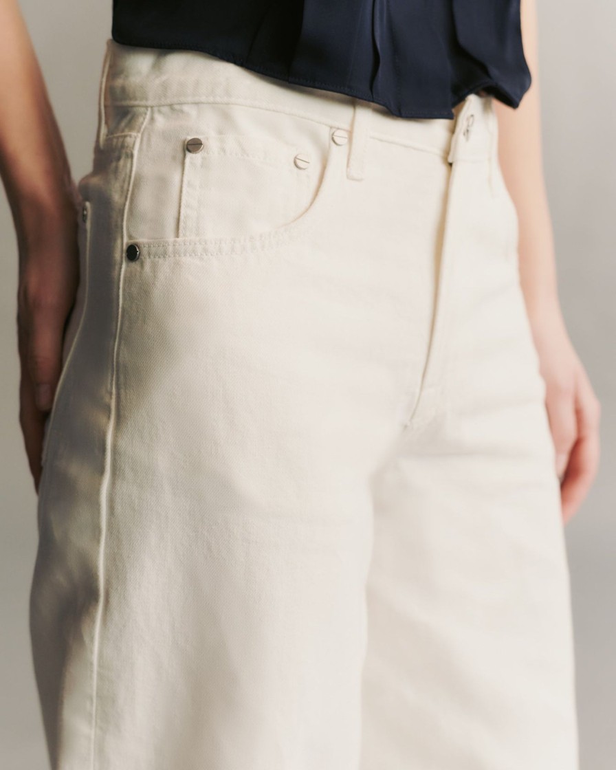 TWP Clothing Pants | Tiny Dancer Jean In Japanese Denim White