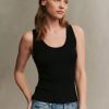 TWP Clothing Tops | Knit Tank In Merino Wool Midnight