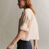 TWP Clothing Tops | Next Ex Shirt In Washed Silk Habotai Pale Blush