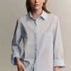 TWP Clothing Tops | Boyfriend Shirt In Superfine Cotton Baby Blue