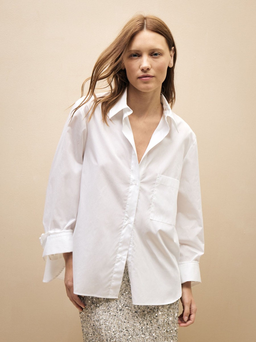 TWP Clothing Shop All | Morning After Shirt In Superfine Cotton White