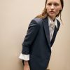 TWP Clothing Blazers & Jackets | Boyfriend Blazer In Wool Twill Indigo