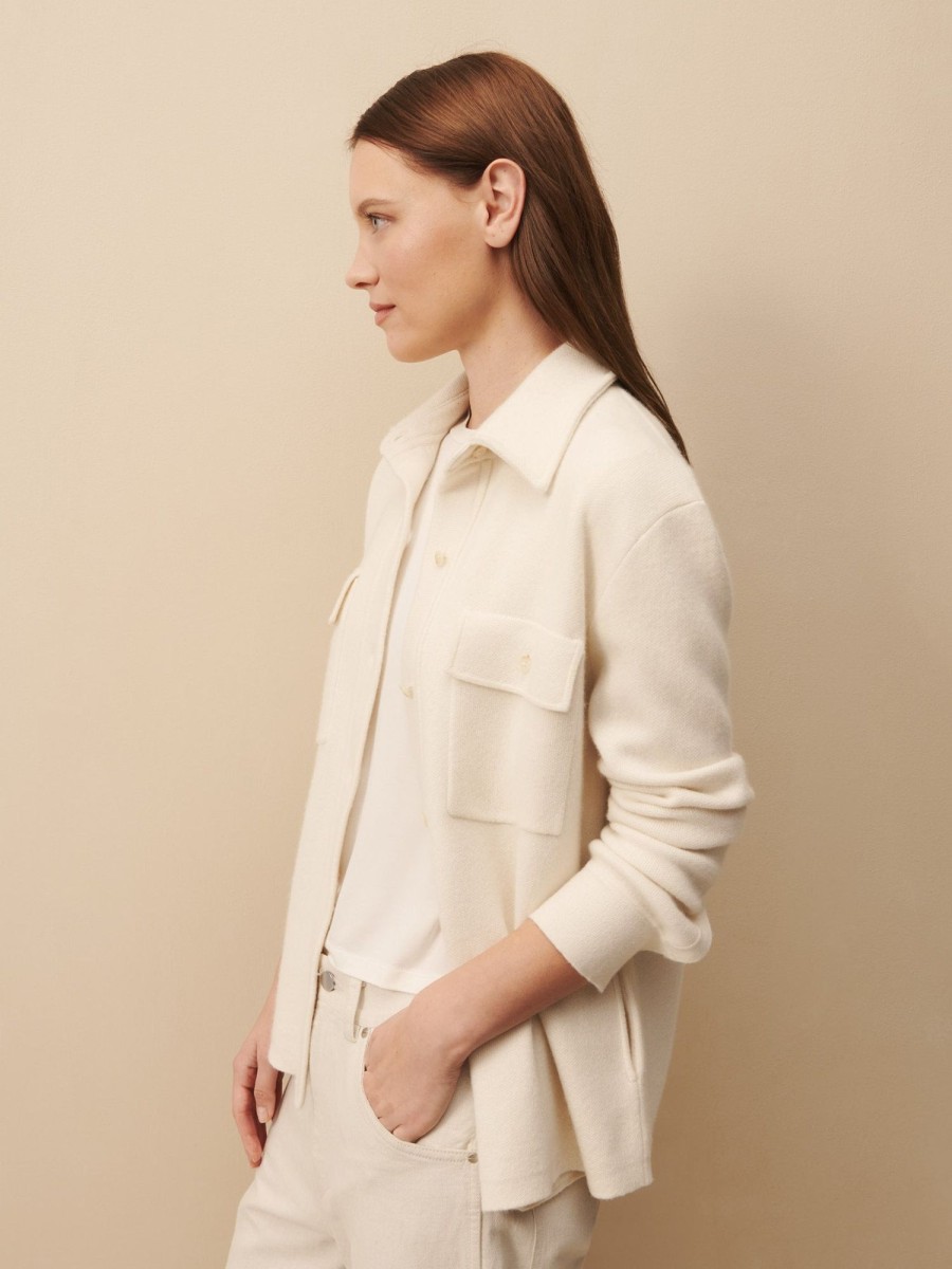 TWP Clothing Blazers & Jackets | Theo Jacket In Cashmere Ivory