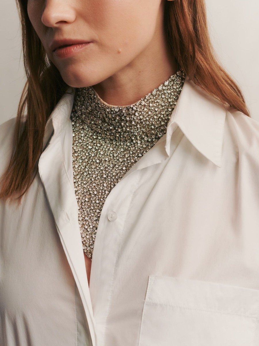 TWP Clothing Shop All | Crystal Collar Crystal/Ivory