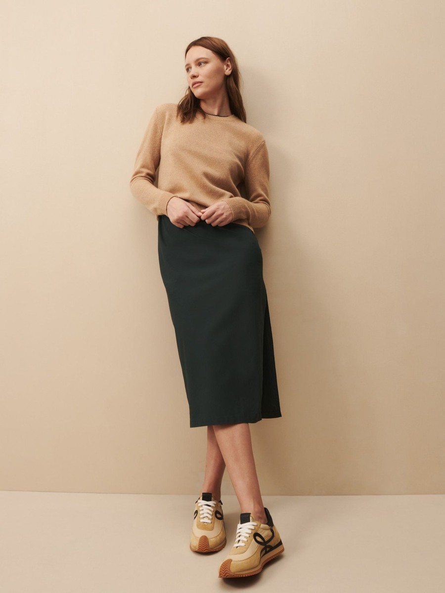 TWP Clothing Shop All | Girl Crew Aka Jill Sweater In Cashmere British Khaki