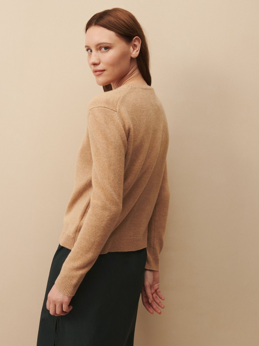 TWP Clothing Shop All | Girl Crew Aka Jill Sweater In Cashmere British Khaki