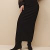 TWP Clothing Shop All | Knit Skirt Black