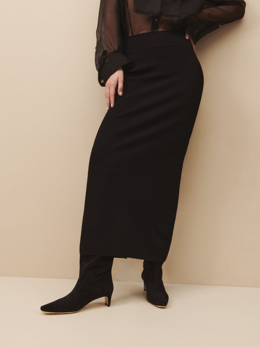 TWP Clothing Shop All | Knit Skirt Black