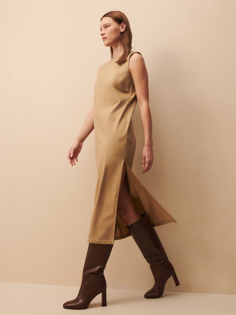 TWP Clothing Shop All | Delaney Dress In Camel