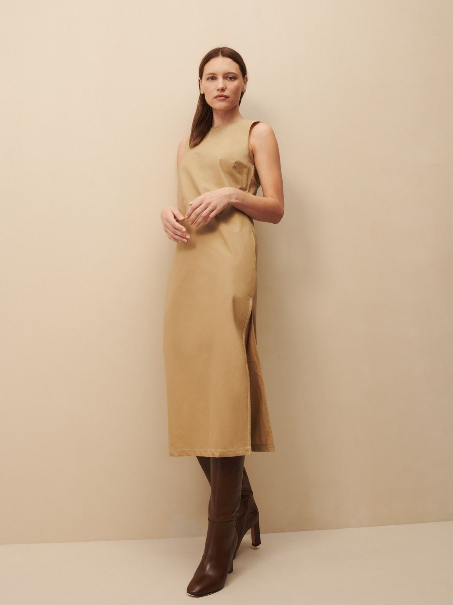 TWP Clothing Shop All | Delaney Dress In Camel