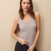 TWP Clothing Shop All | Knit Tank In Wool Light Heather Grey